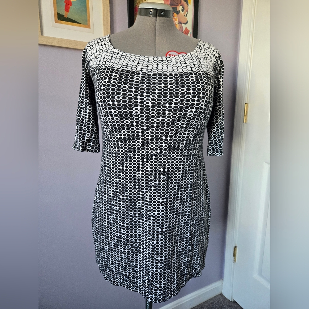 Max Studio Black & White Dress